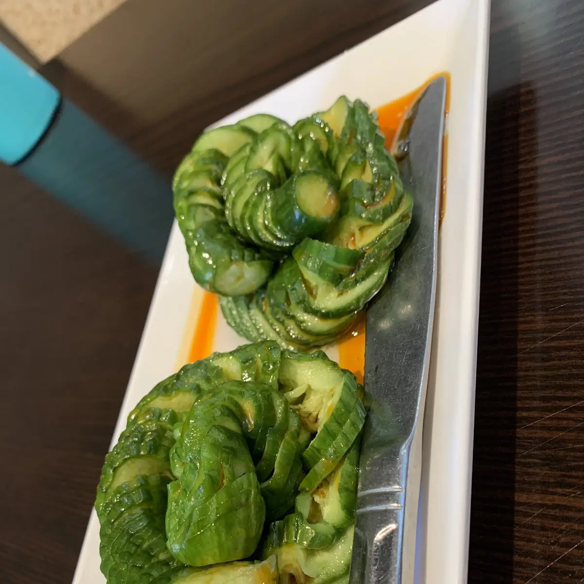 sweet & sour cucumber ⓥ 甜辣小黄瓜